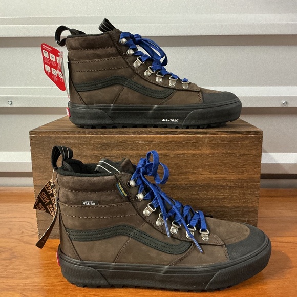 Vans Men SK8 Hi MTE 2 Ultracush Brown Black Primaloft Waterproof Shoe Size 8 main image 4